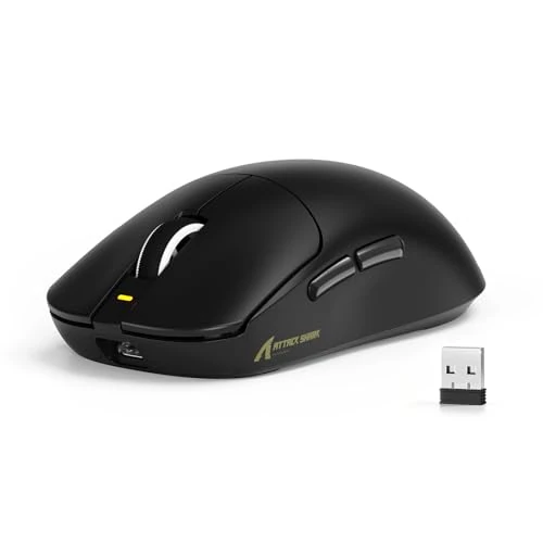 Offerta a tempo: MAMBASNAKE X ATTACK SHARK X8SE 55g Mouse Da Gioco Wireless-Nero - 27% da 29.99 € a 21.86 €