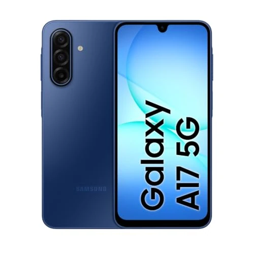Offerta a tempo: Samsung Galaxy A17 5G, 3 anni di Garanzia del produttore, Android 15, Display Super AMOLED 6.7", 4GB RAM, 128GB, Batteria 5.000 mAh, Resistenza IP54, memoria espandibile, Blue [Versione Italiana] - 33% da 239.00 € a 159.00 €