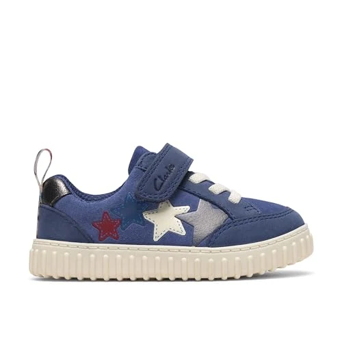 Offerta a tempo: Clarks Cove Go T Childrens Blue Leather, 6.5 - 48% da 46.10 € a 23.83 €