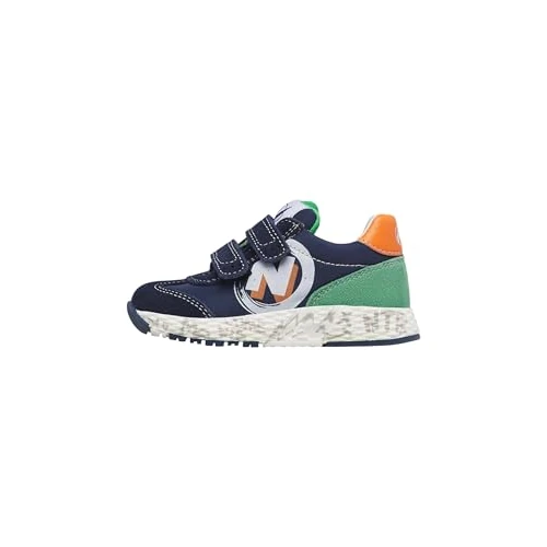 Offre limitée : Naturino JESKO 2 VL. Suede/Nylon Sole Come with Me Navy-Green- de 72.00 € à 64.80 € (10% de remise)