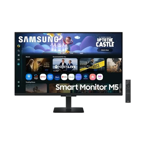 Begrenztes Angebot: SAMSUNG LS32FM502EUXEN - Smart M5 Monitor 27 Zoll FHD (1920 x 1080, 16:9, 60Hz, 4ms, VA, Gaming Hub, Adaptive Sound, Knox Security), Schwarz, Version 2025 von 299.00 EUR auf 169.90 EUR (Rabatt 43%)