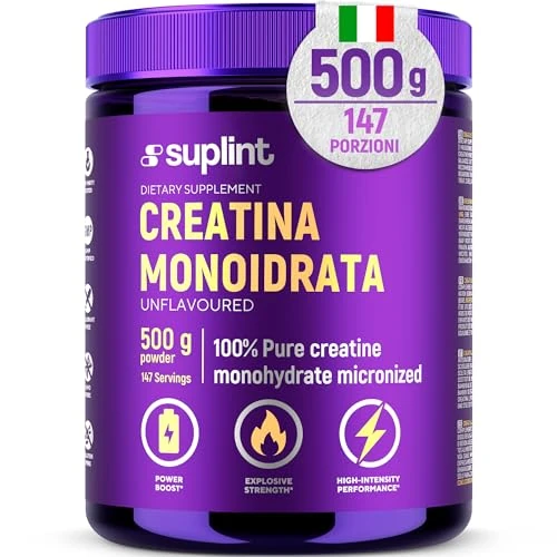 Сreatin Monohydrat Pulver 500 g – 147 Portionen – 100 % reines Kreatin Monohydrat – Creatin Mikronisierte Qualität – Vegan, Ohne Gentechnik – Sportnahrung für Kraft, Muskeln & Regeneration