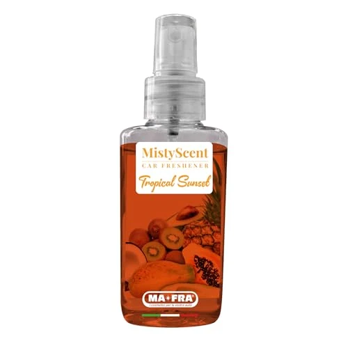 Oferta limitada: Mafra - MistyScent Spray Tropical Sunset, Formato 100ml, Ambientador en Spray para Coche, Fragancia Afrutada, Solar y Exótica de 4.70 € a 4.70 € (ahorro 0.00%)
