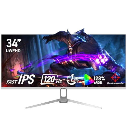 Gawfolk Monitor Ultrawide 34 cale 120 Hz monitor