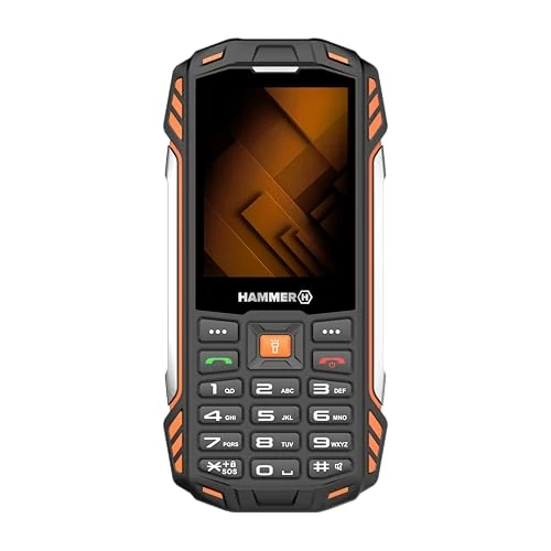 Oferta limitada: Hammer H Power Plus 2G Teléfono móvil para Exteriores sin Contrato, 32 GB, batería de 3200 mAh, Linterna, IP68, Radio FM, Conector de 3,5 mm, 2 MP, USB-C, Dual-SIM, Resistente al Polvo de 63.00 € a 63.00 € (ahorro 0.00%)
