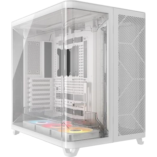 Zeitlich begrenztes Angebot: CORSAIR AIR 5400 RS-R ARGB Dreifach-Kammer-Mid-Tower PC-Gehäuse – Weiß von 144.90 € auf 130.95 € (10% Rabatt)