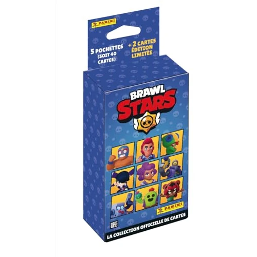 Offerta a tempo: Panini Brawl Stars Trading Cards Blister 5 buste + 2 carte edizione limitata - 0% da 18.40 € a 18.40 €