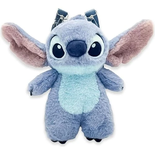Offerta a tempo: CERDÁ LIFE'S LITTLE MOMENTS Peluche Stitch 3D Morbido e Leggero Zaino Ufficiale Disney Design Unico e Imbottito, Unisex Bambini, 17.0x30.0x11.0 cm, Stitch, 17.0x30.0x11.0 cm - 49% da 32.95 € a 16.78 €