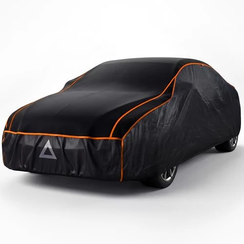 Offerta a tempo: Upgrade4cars Telo Copriauto Anti-Grandine da Esterno Imbottito | Copertura Universale per Estivo e Invernale Auto - M (440x180x120 cm) - 0.00% da 139.95 € a 139.95 €