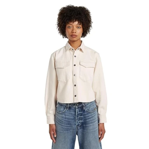 Zeitlich begrenztes Angebot: G-Star Boxy Relaxed Overshirt wmn, Women's Jacket, Color Blue, Size S von 65.54 € auf 65.54 € (0.00% Rabatt)