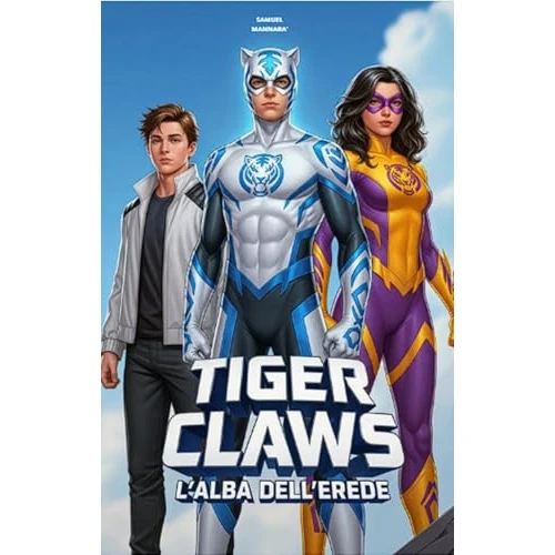 Tiger Claws: L'Alba dell'Erede: Un Romanzo di Supereroi, Misteri e Amicizia (Italian Edition)