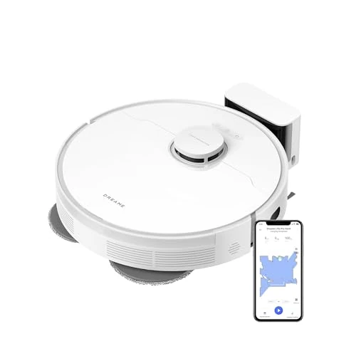 dreame L10s Pro Gen 3 Robot Vacuum Cleaner, 13,000 Pa, DuoScrub Floor Washing System, 7mm Automatic Lift Mop, Powerful Carpet/Carpet Cleaning, 5200mAh Battery