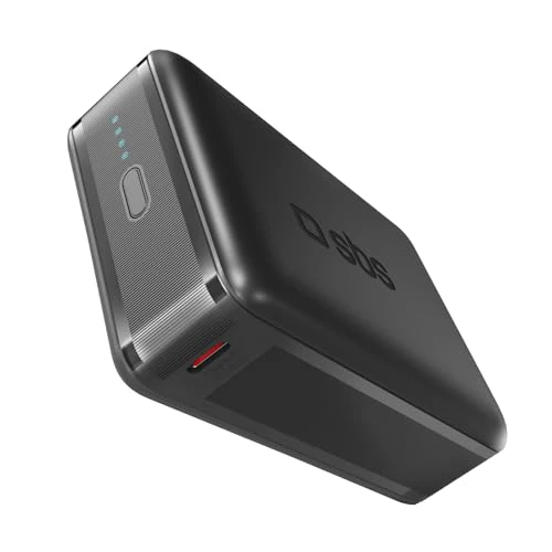 Offerta a tempo: SBS NanoTube PowerBank HD, 20.000mAh, 65W Power Delivery, AFC, Power Bank con Ricarica Rapida, Tecnologia Alta Densità, USB-C, Caricabatterie Portatile da Viaggio, Design Compatto, Nero - 20% da 49.99 € a 39.98 €