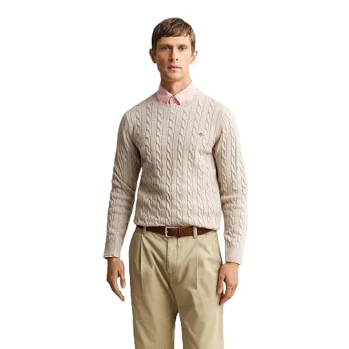 Offerta a tempo: Gant Cotton Cable C-Neck - 34% da 53.99 € a 35.56 €