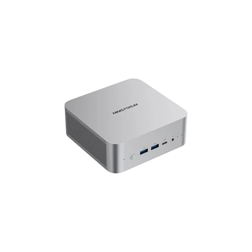 MINISFORUM M1 Pro-285H Mini PC, Intel Core Ultra 9 285H (16C/16T, hasta 5,4GHz), 64GB DDR5, SSD PCIe 4.0 2TB, USB4, Raid, OCuLink, Wi-Fi 7, BT 5.4, Pantalla Quad 4K