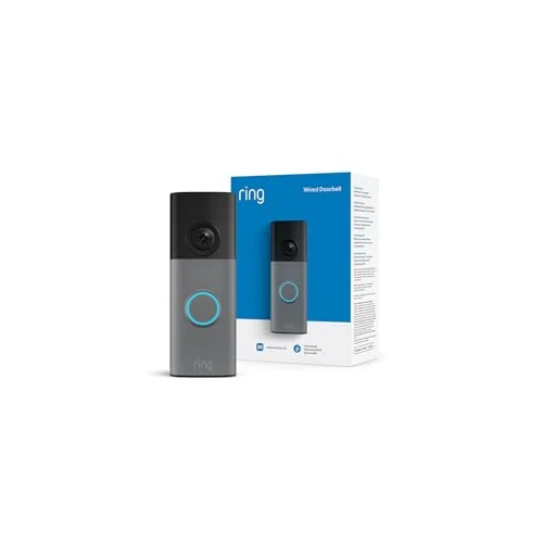 Offerta a tempo: Ring Videocitofono cablato (Video Doorbell Wired) (ultimo modello) | Campanello con videocamera | Retinal 2K, zoom avanzato 6x | Prova gratuita di 30 giorni del piano di abbonamento Ring - 38% da 79.99 € a 49.99 €