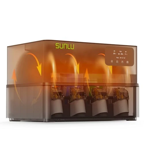 Limited-time offer: SUNLU Official AMS Heater, Compatible with Bambu Lab AMS Gen 1, Drying While Printing Filament Dryer, 70°C Efficient Heating, Simple Installation, Schwarz from 101.99 £ to 101.99 £ (save 0.0%)