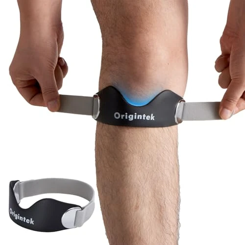 Oferta ograniczona: Opaska na Kolano Patella, Regulowany Antypoślizgowy Stabilizator Rzepki na Ból Kolana, Skoczka, Tendinit, Bieganie, Koszykówka, Siatkówka, Gym, 2 Wymienne Paski dla Dorosłych i Nastolatków, 1 Sztuka z 83.14 PLN na 83.14 PLN (zniżka 0%)