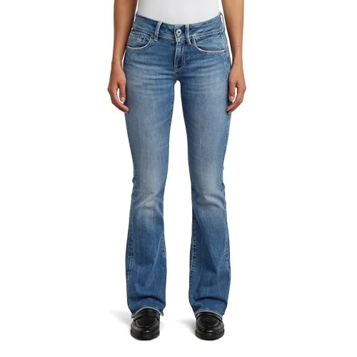 Offerta a tempo: G-Star Women's Midge Bootcut Jeans, Colour Blue, Size: Waist 26, Inseam 28 - 13% da 89.99 € a 77.99 €