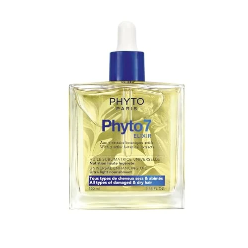Offerta a tempo: Phyto Paris Phyto 7 Olio Sublimatrice Universale 100 ml Olio per Capelli Sottili Secchi A Molto Secchi, Trattamento Multiuso, Nutrizione, Styling Rifinitura, 99% Ingredienti Naturali - 36% da 29.00 € a 18.42 €