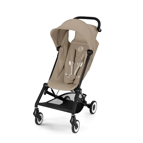 CYBEX Gold Buggy Agis from Approx. 6 Months to 4 Years (max. 22 kg), Suitable as Hand Luggage, Almond Beige