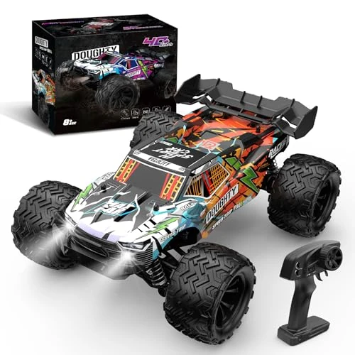 Tijdelijke aanbieding: Op afstand bestuurde auto, 40 km/u, snelle RC-auto's 1:16, voor volwassenen, monstertruck, afstandsbediening, 4 WD, hogesnelheidsauto's, met 2 batterijen, voor kinderen, volwassenen, 8 jaar van 79.99 EUR naar 79.99 EUR (korting 0%)