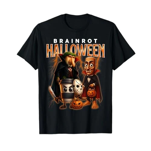 Offerta a tempo: Squadra di Halloween Tung Sahur Cappuccino Assassino BRR Patapim Maglietta - 15% da 16.99 € a 14.44 €