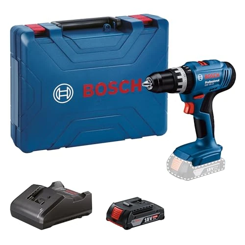 Offerta a tempo: Bosch Professional 18V System Trapano-avvitatore con percussione a batteria GSB 18V-25 (Ø vite max. 10 mm, incl. 1 batteria GBA 18V 2.0Ah, 1 GAL 18V-20, valigetta) - 0.00% da 138.94 € a 138.94 €