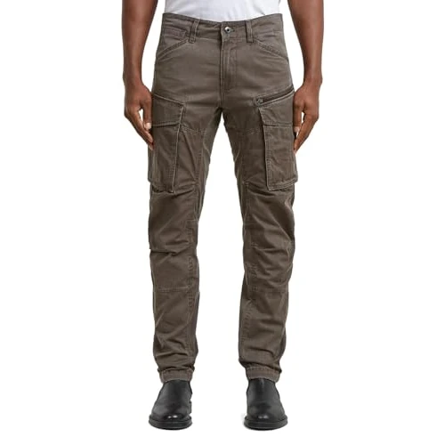 Offre limitée : G-Star Men's Rovic Zip 3D Regular Tapered Pants, Size: 35/32, Color Brown de 140.00 € à 70.00 € (50% de remise)