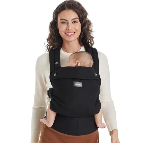 Momcozy Baby Carrier - Baby Carrier for Toddler (3-24 Months) · Without Inserts · Ergonomic M Carrier · X-Back · Lightweight & Breathable Geometric Pattern