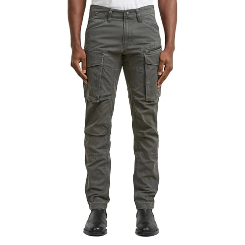Offre limitée : G-Star Men's Rovic Zip 3D Regular Tapered Pants, Size: 31/30, Color Gray de 140.00 € à 94.11 € (33% de remise)
