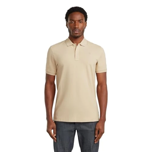 Offerta a tempo: G-Star Men's Dunda Overdyed Slim Polo, Size: XS, Color Beige - 0.00% da 35.97 € a 35.97 €