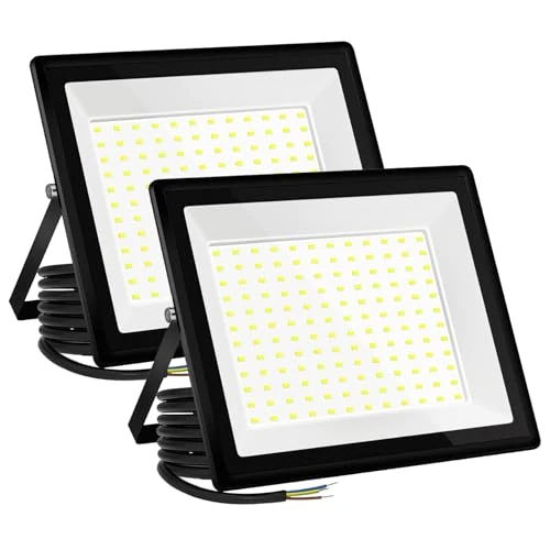 Offerta a tempo: VistaNovaX Faretto LED da esterno 150W Industriale 16500LM 6500K Luce Giorno IP66 Impermeabile, Dissipazione Termica Efficiente, Risparmio 85% Faretti LED Esterno per Corti/Magazzini/Garage (2pcs) - 0.00% da 48.99 € a 48.99 €