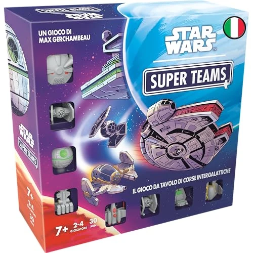 Oferta limitada: Asmodee Star Wars Super Teams, Juego de Mesa de Carreras espaciales para 2-4 Jugadores a Partir de 7 años, Juego de Cartas en Miniatura, 30 Minutos de 27.55 € a 27.55 € (ahorro 0.00%)