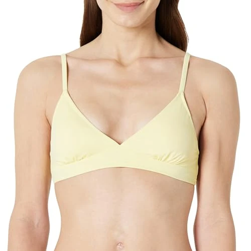Oferta limitada: Amazon Essentials Parte Superior de Bikini Clásico con Sujeción Ligera Mujer, Amarillo Claro, 40 de 19.34 € a 19.34 € (ahorro 0.00%)