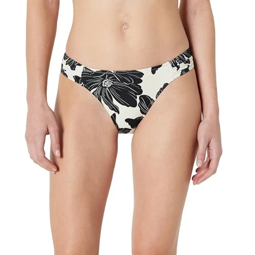 Zeitlich begrenztes Angebot: Amazon Essentials Damen Klassische Bikinihose mit seitlichen Laschen, Creme-schwarz, Blumenmuster, 36 von 15.86 € auf 15.86 € (0.00% Rabatt)