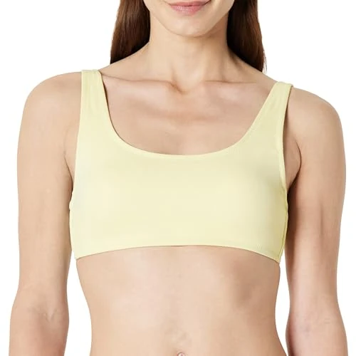 Zeitlich begrenztes Angebot: Amazon Essentials Damen Bauchfreies Schwimmoberteil mit U-Ausschnitt, Hellgelb, 46 von 16.68 € auf 16.68 € (0.00% Rabatt)