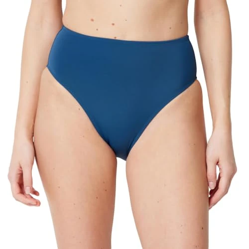 Zeitlich begrenztes Angebot: Amazon Essentials Damen Bikinihose mit Hohem Bund und Hohem Beinausschnitt, Tiefblau, 42 von 17.66 € auf 13.41 € (24% Rabatt)