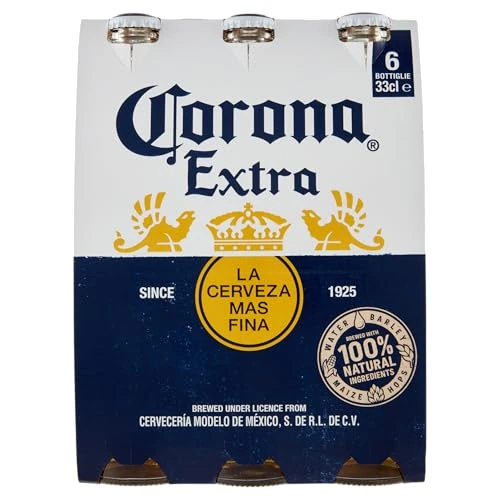 Corona Extra, Birra Bottiglia - Confezione da 6x33cl