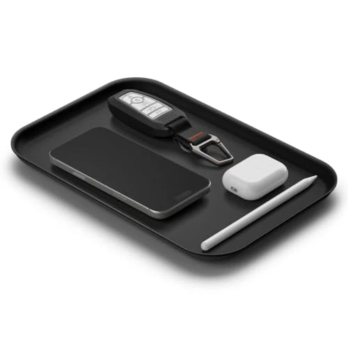 Offerta a tempo: Spigen Modern Valet Tray – Organizzatore Premium in PU, Vassoio Svuotatasche Multifunzionale per Ufficio, Cucina e Comodino, Porta Chiavi, Portafoglio, Orologio, Telefono - 0.0% da 26.99 € a 26.99 €