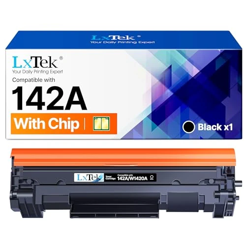 Limited offer: LxTek 142A Toner with Chip Compatible for HP Laserjet M140W Toner for HP 142A W1420A 142X W1420X for Laserjet Pro M110w M110 MFP M140w M140 M139w M139 (Black, 1-Pack) from 25.89 EUR to 25.89 EUR (save 0%)