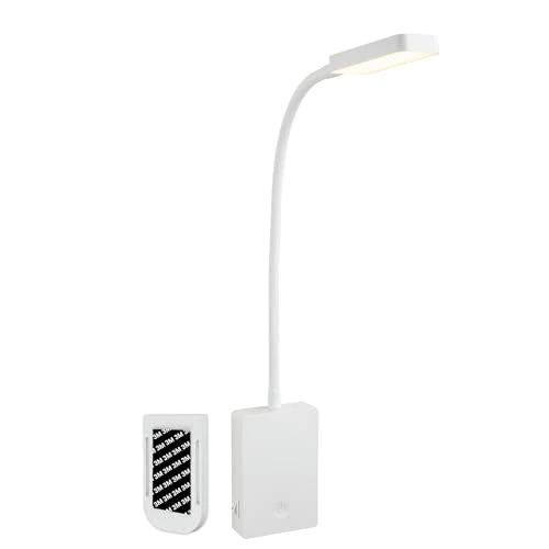 Offre limitée : BRILONER Sticklights - Lampe murale sans électricité ni perçage avec batterie, tactile, à intensité variable, lumière blanche chaude, sans fil, 6 x 3 x 50 cm, blanc de 15.90 € à 13.60 € (14% de remise)