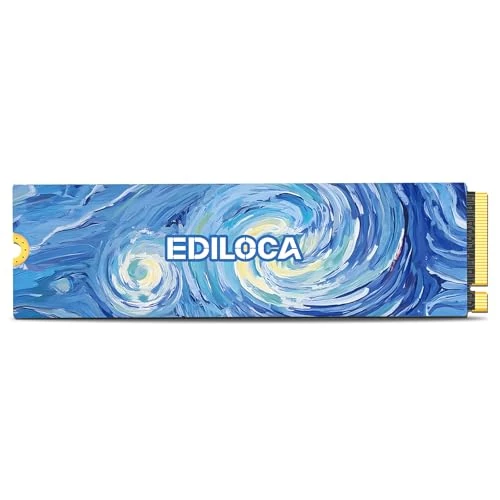 Offerta a tempo: SSD 2TB NVMe PCIe 5.0x4, Fino a 14.000 MB/s Lettura e 10.000 MB/s Scrittura, con Cache DRAM LPDDR4 2GB e SLC Dinamica, M.2 2280 3D TLC Per Gaming, Editing Video 4K/8K, PC/Notebook (EN1400 Pro) - 0.00% da 259.99 € a 259.99 €