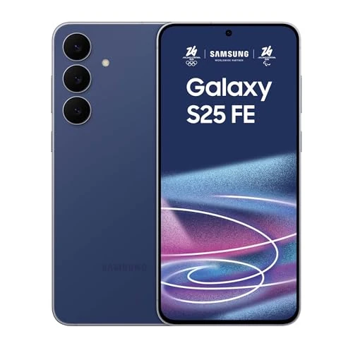 Offerta a tempo: Samsung Galaxy S25 FE Smartphone AI, 3 anni di Garanzia del produttore, Display Dynamic AMOLED 2X 6.7'', Fotocamera 50MP, IP68, 8GB RAM, 128GB, Batteria a lunga durata, Navy [Versione Italiana] - 19% da 599.00 € a 487.00 €