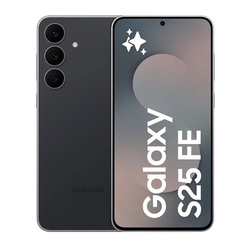 Samsung Galaxy S25 FE Smartphone AI, 3 anni di Garanzia del produttore, Display Dynamic AMOLED 2X 6.7'', Fotocamera 50MP, IP68, 8GB RAM, 128GB, Batteria a lunga durata, Jetblack [Versione Italiana]