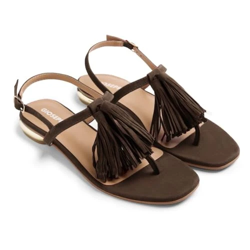 Oferta limitada: GIOSEPPO Escanaba, Correa en T Mujer, Marron, 39 EU de 54.95 € a 54.95 € (ahorro 0.00%)