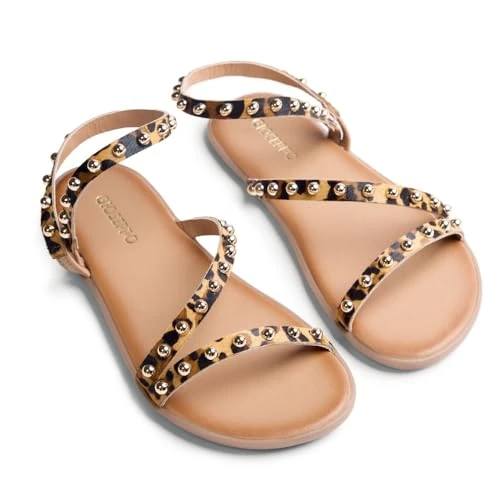Offerta a tempo: GIOSEPPO MOYALE, Cinturino Regolabile Donna, Leopardo, 37 EU - 0.00% da 49.95 € a 49.95 €