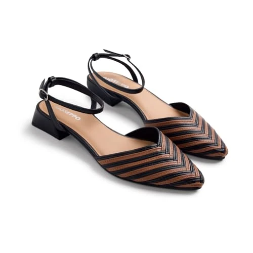 Zeitlich begrenztes Angebot: GIOSEPPO Damen Clawson T-Strap, Leder, 37.5 EU von 99.95 € auf 99.95 € (0.00% Rabatt)
