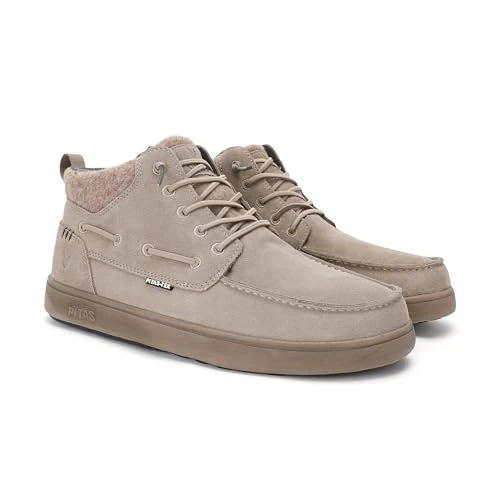 Limitiertes Angebot: WALK IN PITAS | KENT | Freizeitstiefel für Herren | Stadtstiefel | Winter-Bootsschuhe | Freizeitschuhe | Freizeit-Sneakers | Schuhe ohne Schnürsenkel | Walkinpitas-Schuhe | Beige | 42 von 95.00 EUR auf 66.50 EUR (Spare 30%)