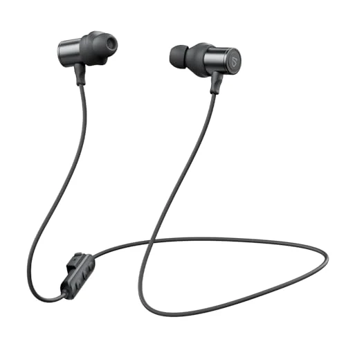 Offerta a tempo: SoundPEATS Q40HD Auricolari Bluetooth 5.4 Sportive da Collo, Hi-Res Audio LDAC, 20 Ore Autonomia, IP67 Impermeabili, App Controllo, Doppia Connessione, EQ Dinamico, Trova Cuffie - 24% da 49.99 € a 37.99 €